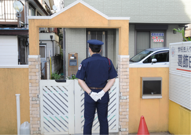 警備員が常駐